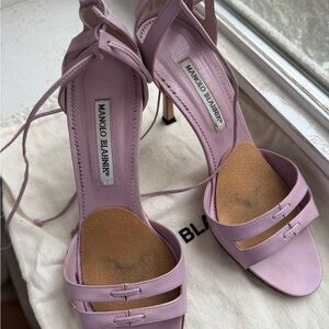 Manolo Blahnik Women's Lilac Sandals